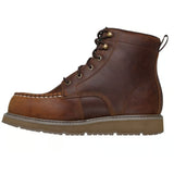 Skechers Men's 256117 John Deere Flex Wedge Ranger Wild Yew Brown Waterproof Safety Toe Metal-Free Work Boots (Medium) ThatShoeStore