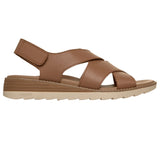 Skechers Women's 113893 BOBS Arch Fit Oasis Cozy Crosser Tan Vegan Arch Fit Sandals ThatShoeStore