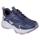 Skechers Women's 117685 BOBS Sport Diego Dark Navy Memory Foam Casual Shoes ThatShoeStore