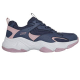 Skechers Women's 117685 BOBS Sport Diego Dark Navy Memory Foam Casual Shoes ThatShoeStore