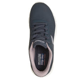 Skechers Women's 117324 BOBS Sport B Flex Flex Lucy Dark Navy Hands Free Slip-ins Memory Foam Casual Shoes ThatShoeStore