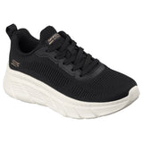 Skechers Women's 117385 BOBS Sport B Flex Hi Flying Hi Black Memory Foam Casual Shoes ThatShoeStore