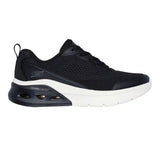 Skechers Women's 117660 BOBS Sport Arc Waves 2.0 Now In Glide-Step Black Casual Shoes ThatShoeStore