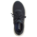 Skechers Women's 117759 BOBS Skillz Too Vital Dark Navy Stretch Fit Memory Foam Casual Shoes ThatShoeStore