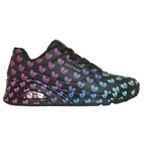 Skechers Women’s 190006 Jason Naylor UNO Live Life Colorfully Black Multi Memory Foam Casual Shoes ThatShoeStore