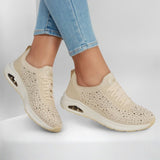 Skechers Women's 190175 Relaxed Fit Arch Fit UNO Starla Natural Stretch Fit Air Cooled Memory Foam Casual Shoes ThatShoeStore