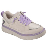 Skechers Women's 190203 Keepsakes Cozy Street Hiker Luv Off White Water-Repellent Memory Foam Casual Shoes ThatShoeStore