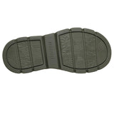 Skechers Women's 190420 Street Hiker Breeze Shore Heights Olive Suede Luxe Foam Sandals ThatShoeStore