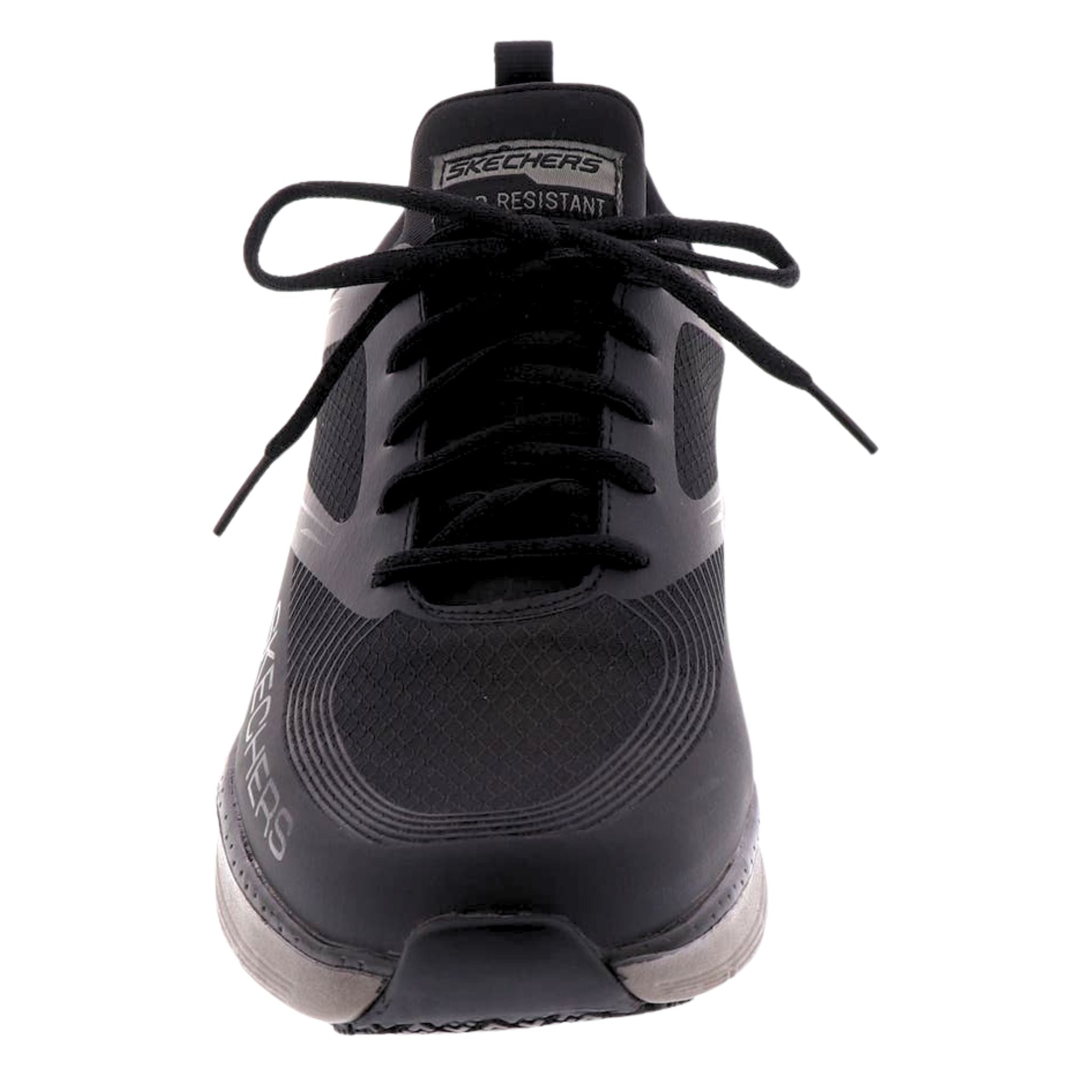 Skechers Men's 200149 Arch Fit Brayley Black Gray Slip Resistant