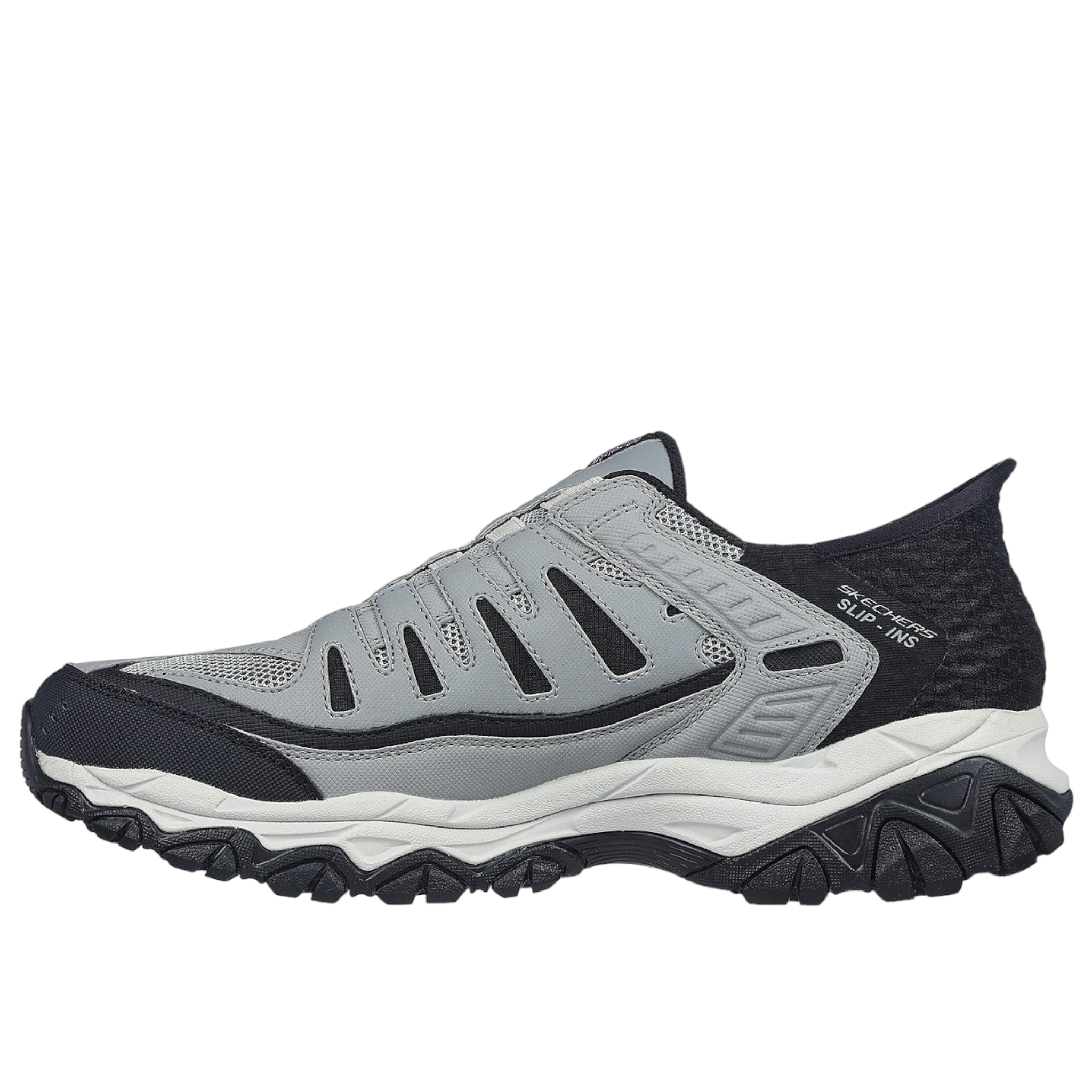 Skechers Mens 10 After Burn M.Fit Restamp Memory Foam Gray 50123 image;width=3000,format=auto/  main image 3