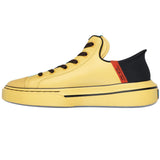 Skechers Men's 251035 Snoop One-OG Leather Yellow Black Slip Ins Casual Shoes ThatShoeStore