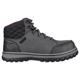 Skechers Women's 108004 McColl Composite Toe Black Work Boots ThatShoeStore