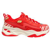 Skechers Women's 149259 D'Lites 4.0 Candy Canes Red-White Casual Shoes ThatShoeStore