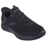 Skechers Men's 200205 Summits SR Colsin Black Slip-ins Work Shoes ThatShoeStore