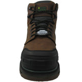 Skechers Men's 256017 John Deere Roughcutter Pinegrip Dark Brown Slip Resistant Composite Toe Met Guard Work Boots (Extra Wide) ThatShoeStore