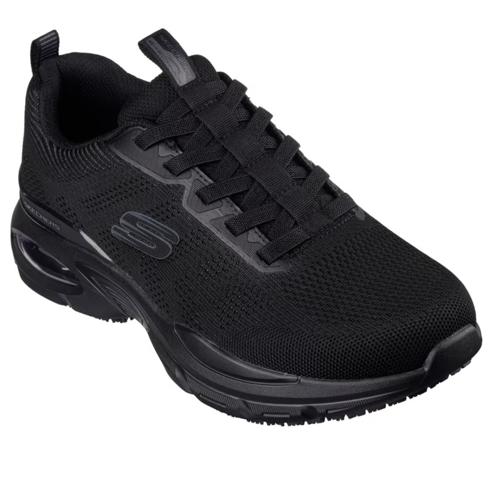 Skechers Men's 200220 Skech- Air Ventura Black Slip Resistant Work