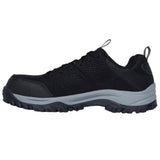 Skechers Men's 200247 Relment- Byrin Black Safety Toe Metal Free Work Shoes ThatShoeStore