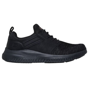 Skechers Men's 200291 Delson 3.0 Oteron Black Slip Resistant Work