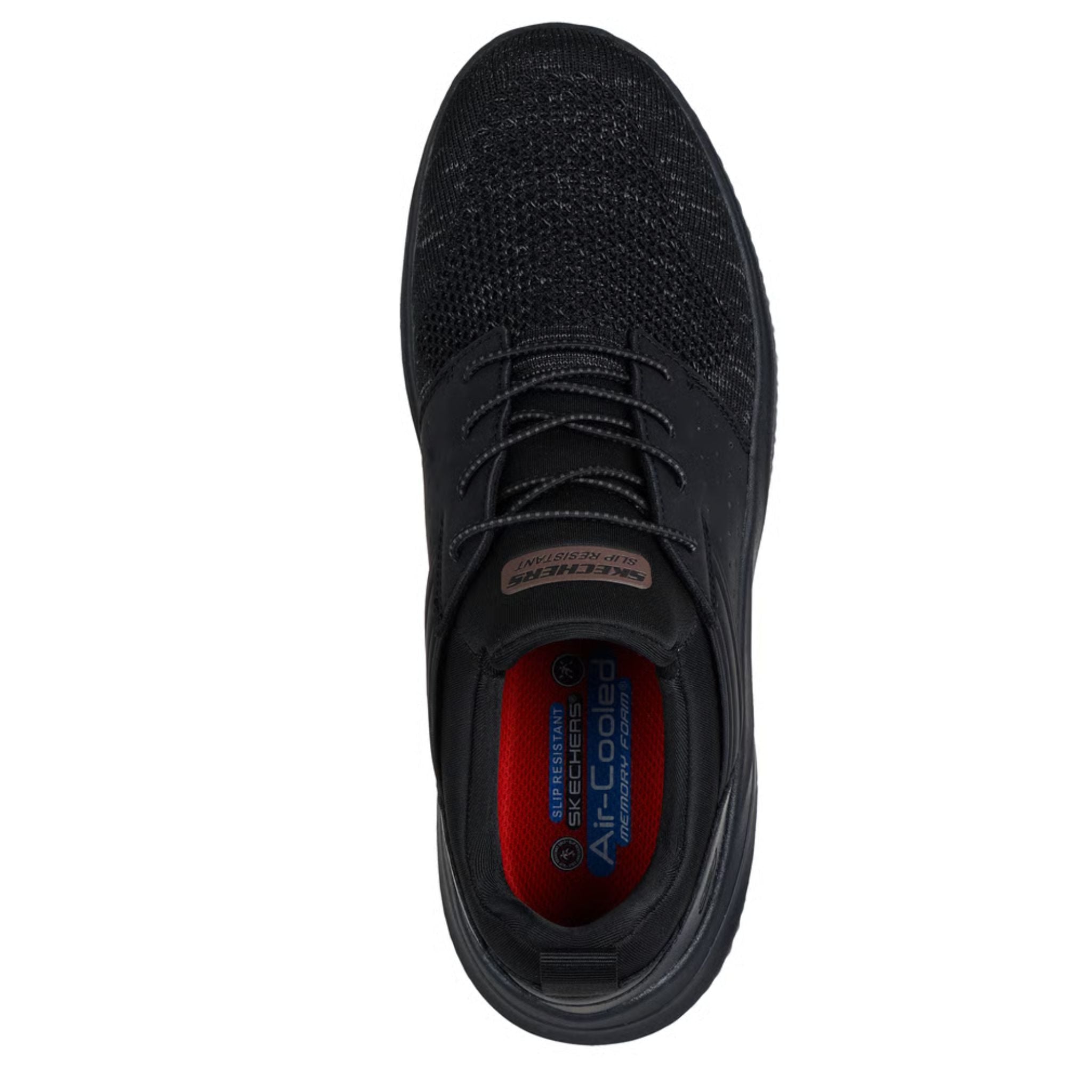 Skechers Men's 200291 Delson 3.0 Oteron Black Slip Resistant Work