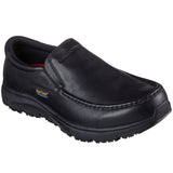 Skechers Men's 200077 Ulmus Mockit Black Slip Resistant Waterproof Work Shoes ThatShoeStore