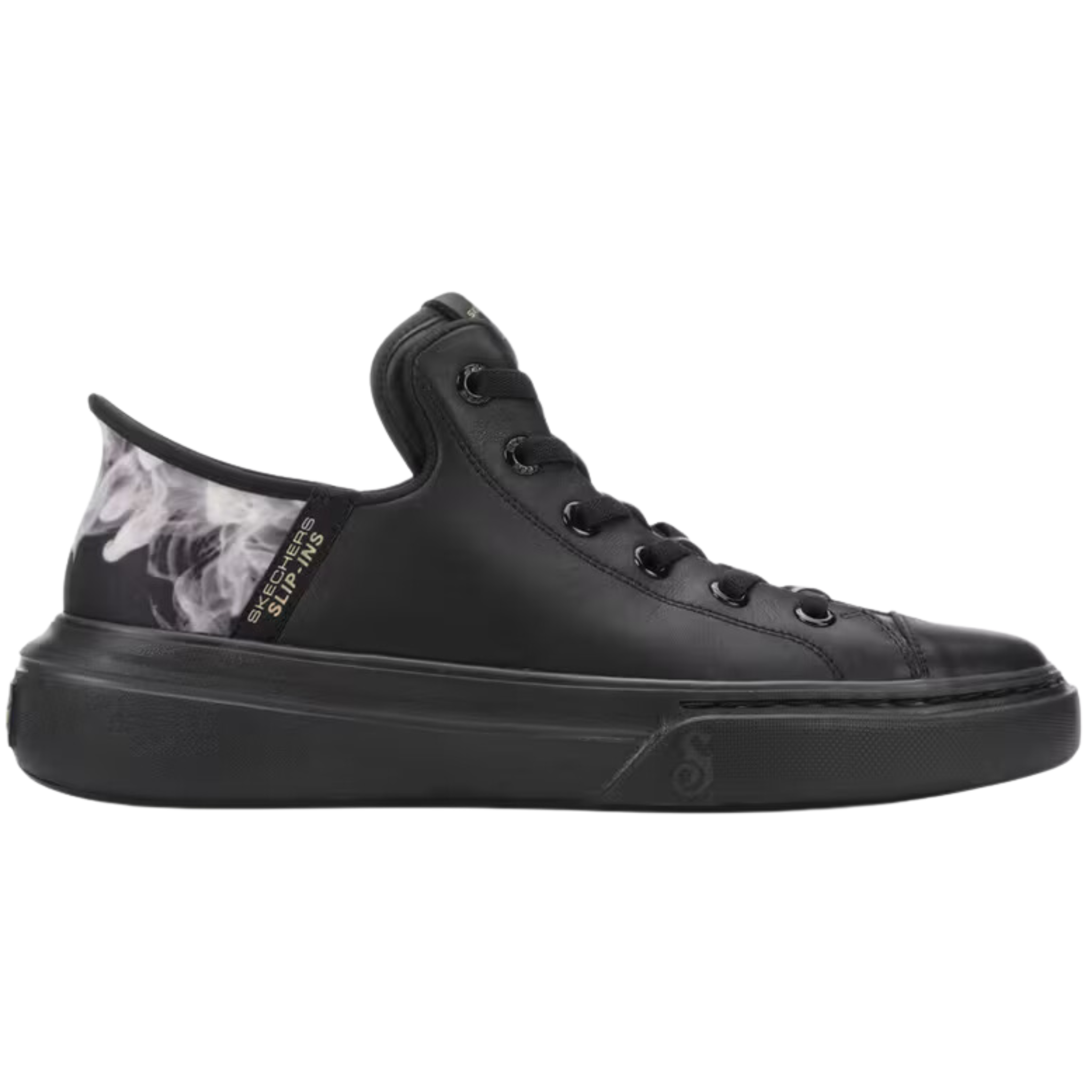 Skechers Men's 251016 Snoop One-OG Leather Black Slip Ins Casual