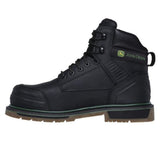Skechers Men's 256017 John Deere Roughcutter Pinegrip Black Olive Composite Toe Work Boots ThatShoeStore