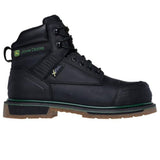 Skechers Men's 256017 John Deere Roughcutter Pinegrip Black Olive Composite Toe Work Boots ThatShoeStore