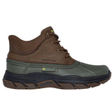 Skechers Men's 256026 John Deere Slip-ins Respected Swamper Olive Brown Waterproof Work Shoes ThatShoeStore