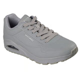 Skechers Men's 52458 UNO Stand On Air Light Gray Casual Shoes ThatShoeStore