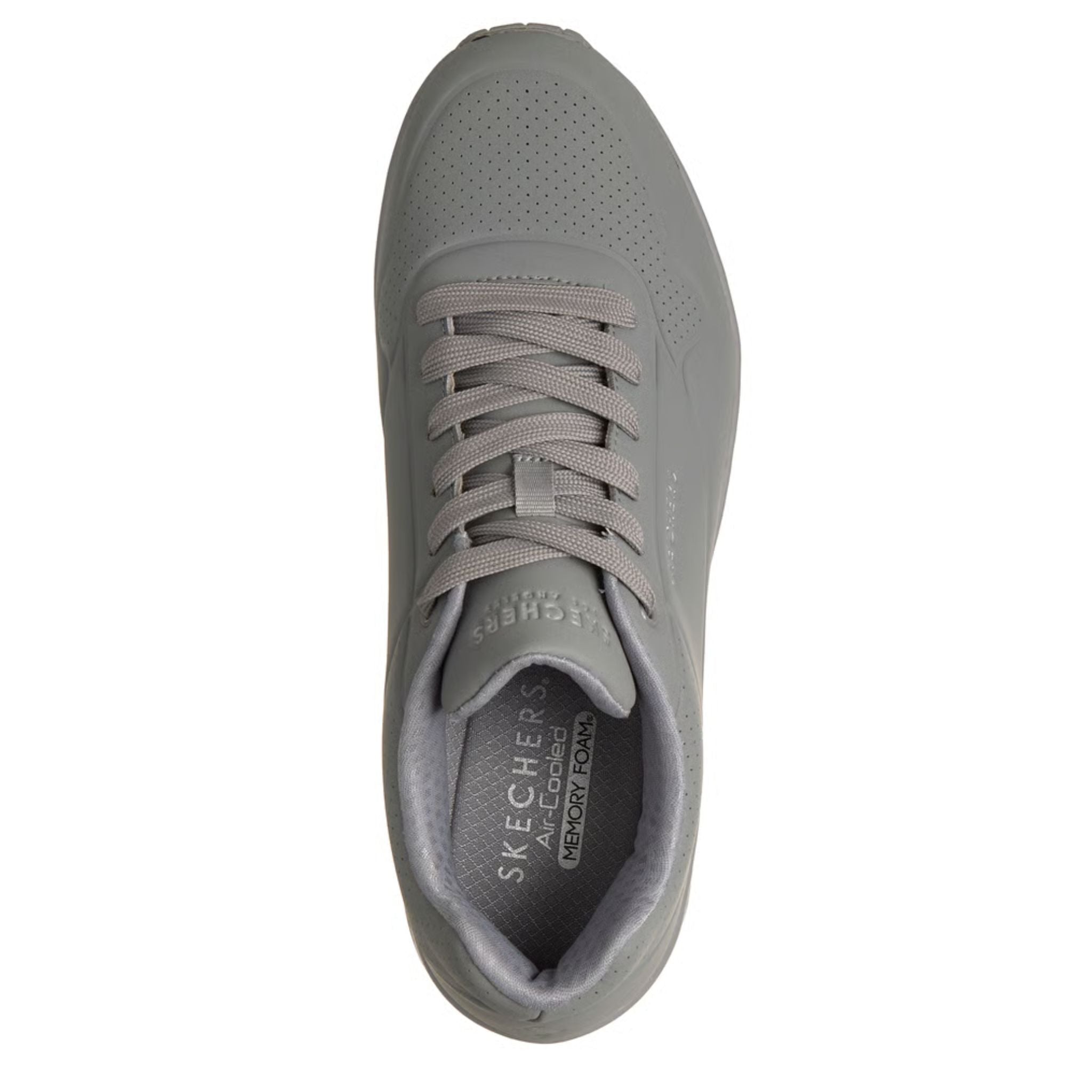 Skechers Men's 52458 UNO Stand On Air Light Gray Casual Shoes