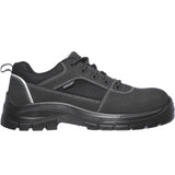 Skechers Men's 200001 Trophus Black Safety Steel Toe Work Shoes ThatShoeStore