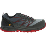 Skechers Men's 200046W Puxal Gray Red Safety Composite Toe Work Shoes ThatShoeStore