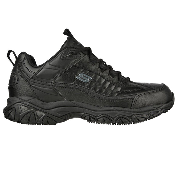 Skechers Men's 200080WW Soft Stride Fambli Black Safety Work Shoes