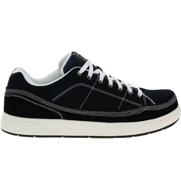 Skechers Men's 200120 Watab Keigan Navy Black Safety Steel Toe Work Shoes