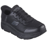 Skechers Men's 200231 Max Cushioning Elite SR Remmal Black Slip-ins Work Shoes ThatShoeStore