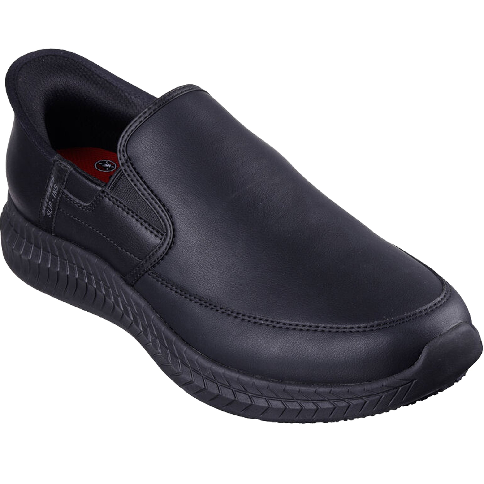 skechers dress shoes Skechers Men's Slip-ins Work Russom 200249 Black / Medium / 7