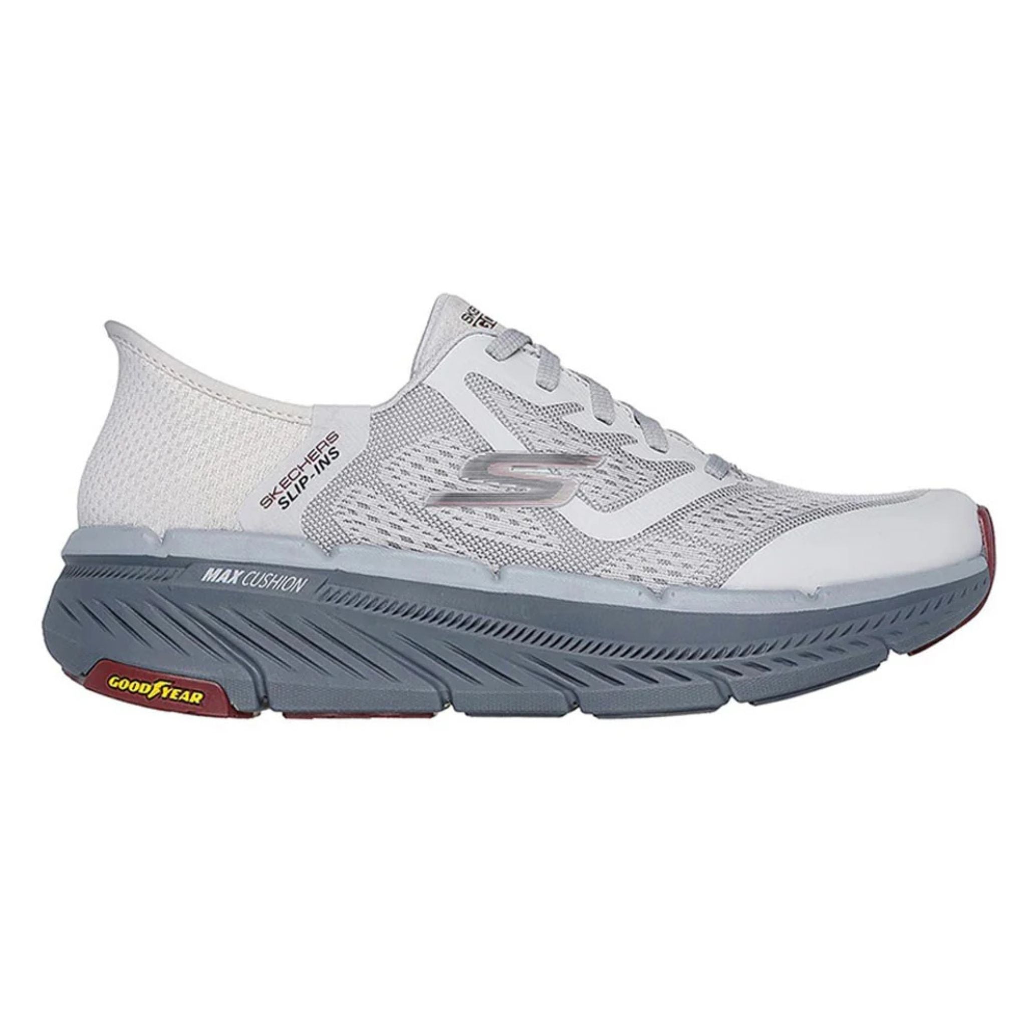 SKE/M Skechers Men's 220526 Slip-ins Max Cushioning Premier 2.0 Gray