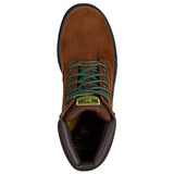 Skechers Men's 256000 John Deere Sergeants Dozer Brown Waterproof Work Boots ThatShoeStore