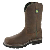 Skechers Men's 256025 John Deere Rowood Wild Crest Dark Brown Waterproof Composite Toe Work Boots ThatShoeStore