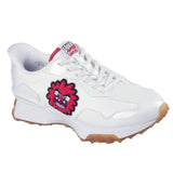 Skechers Women's 177748 Mark Nason Slip-ins Neo Jogger Vexx Doodle White Red Casual Shoes ThatShoeStore