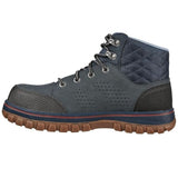 Skechers Women's 108004 McColl Navy Black Water resistant Safety Toe Metal Free Work Boots (WIDE) ThatShoeStore