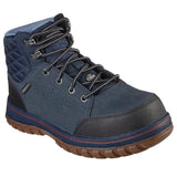 Skechers Women's 108004 McColl Navy Black Water resistant Safety Toe Metal Free Work Boots (WIDE) ThatShoeStore
