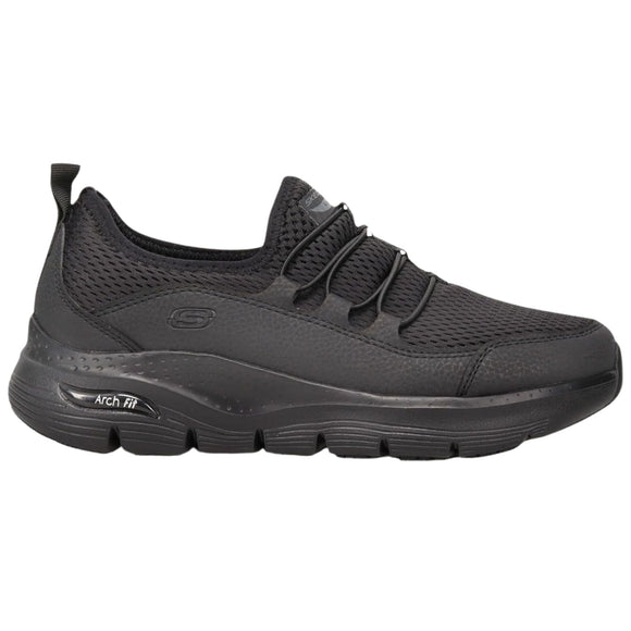 Skechers Women's 108063 Arch Fit SR Jitsy Black Work Shoes