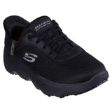 Skechers Women's 108155 Slip-ins Massage Fit Step SR Griela Black Work Shoes ThatShoeStore