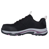 Skechers Women's 108166 Trego-Astallet Black Safety Toe Metal Free Work Shoes ThatShoeStore
