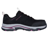 Skechers Women's 108166 Trego-Astallet Black Safety Toe Metal Free Work Shoes ThatShoeStore