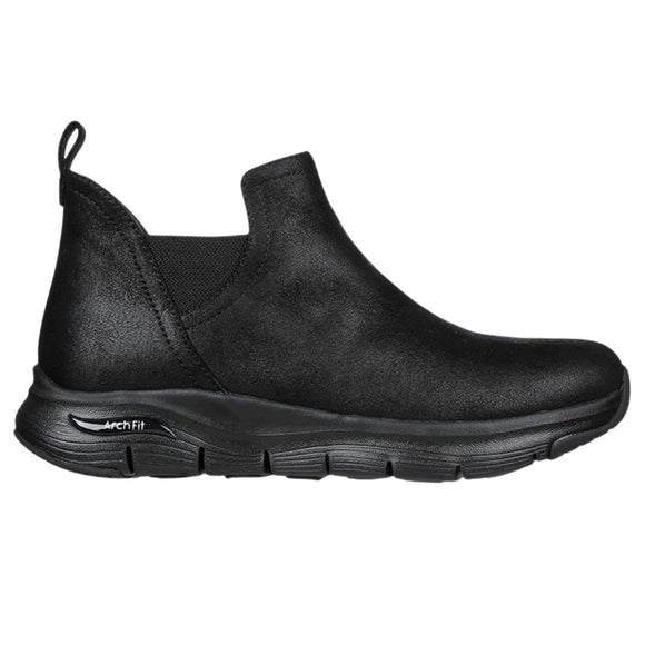 Skechers Women's 167367 Arch Fit Smooth- Always Right Black Casual Boots