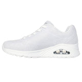 Skechers Women's 177023 Uno-Coruscate White Casual Shoes ThatShoeStore