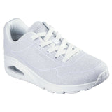 Skechers Women's 177023 Uno-Coruscate White Casual Shoes ThatShoeStore