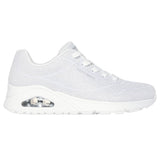 Skechers Women's 177023 Uno-Coruscate White Casual Shoes ThatShoeStore